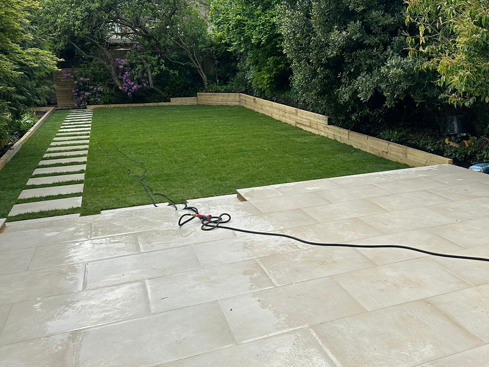 New patio installation New patio installation